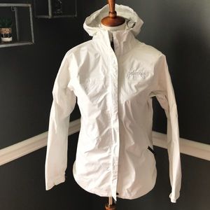 Marmot waterproof white windbreaker jacket size m